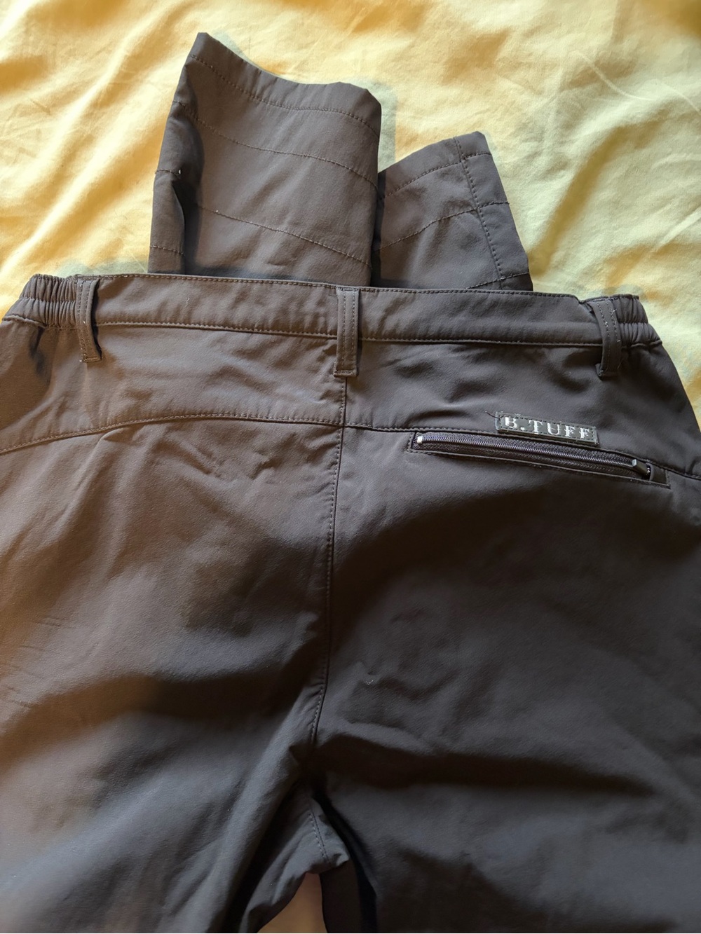 B.Tuff Men's Black lined winter pants.